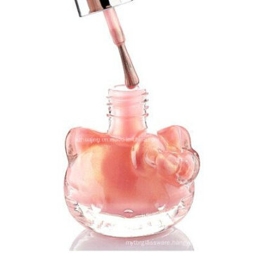 5ml 10ml Cute Kitty Shape Nail Polish Glass Bottle